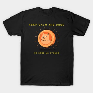 Keep Calm & Dogecoin 05 T-Shirt